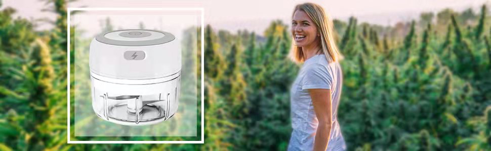 electric herb grinder white