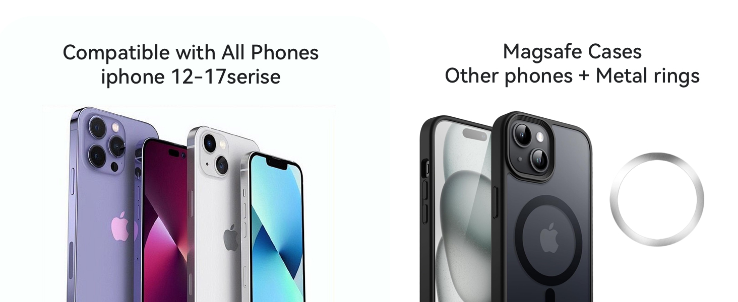 Compatible with All Phonesiphone 12-17serise