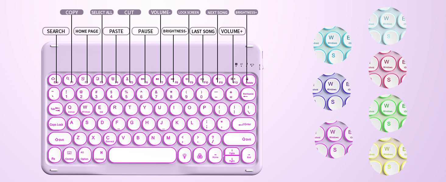 for iPad 10th Generation Case with Keyboard 10.9 Inch