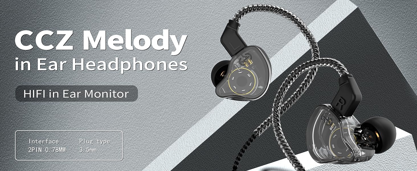 ccz melody in ear headphones