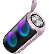 Bluetooth Speaker, 2026 NEW Portable Wireless Speaker, 24W Super Loud,TWS Pairing, Colorful RGB L...