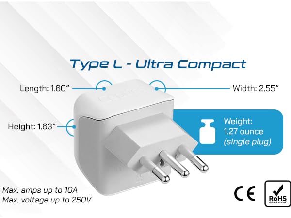 plug adapter for italy