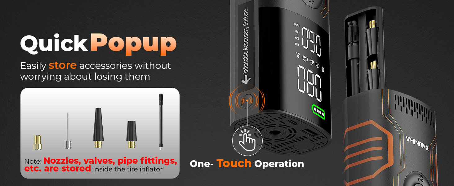 portable tire inflator for car