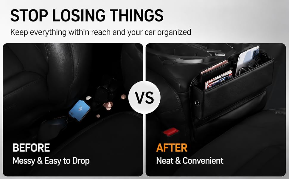 Car Seat Gap Organizer Holder
