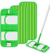 Reusable Mop Pads Compatible with Swiffer Sweeper Mops, Microfiber Floor Mop Pads Refills for Dry...