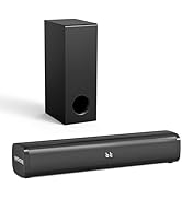Wohome Sound Bar for Smart TV with Wired Subwoofer, 2.1 CH Small TV Soundbar Speakers, Support Bl...