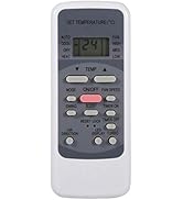 Universal AC Remote Control for R51/E R51/CE R51M/CE R51D/E R51M/BGE R51M/BGE, Air Conditioners w...