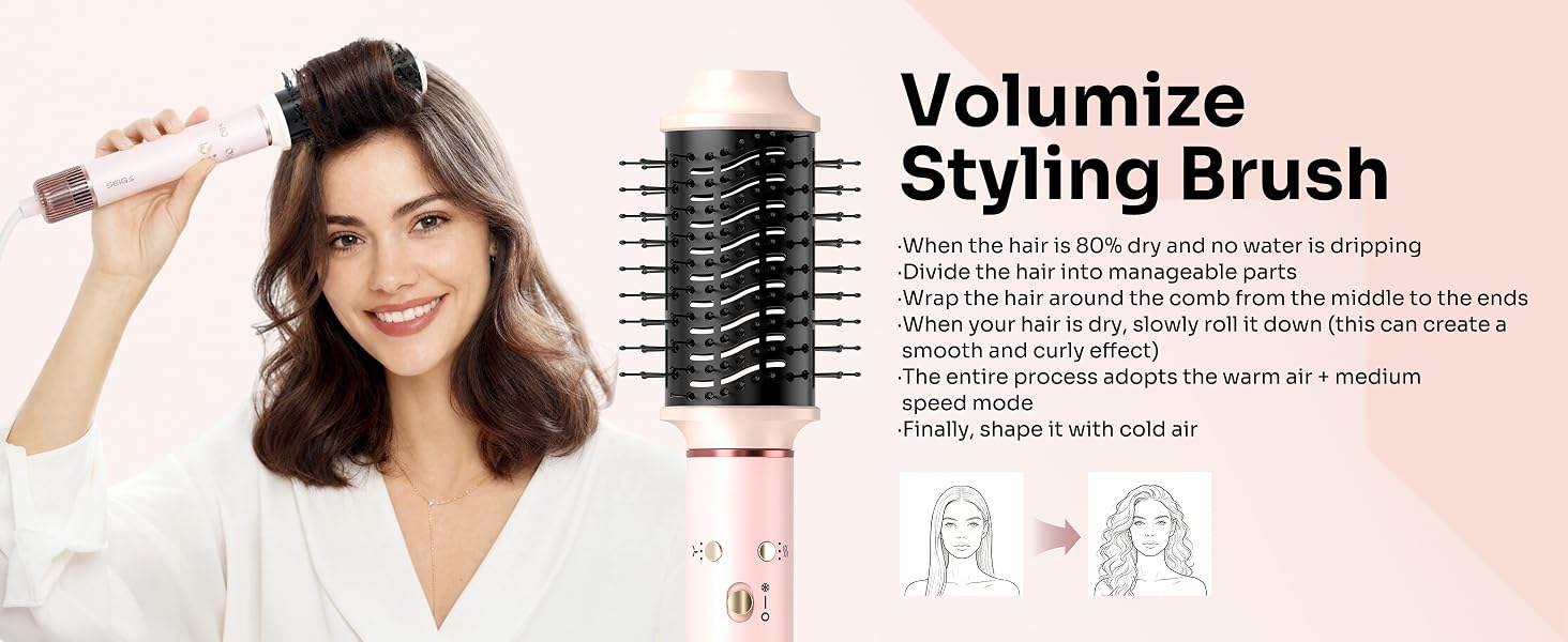 Hot Air Styler Hair Dryer