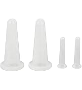 4Pcs Transparent Massage Cupping Set Silicone Mini Facial Cups Face Massager Helper Skin Care Nec...