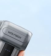 WOLFBOX MF70 Compressed Air Duster-110000 RPM Electric Air Duster with Extended Runtime, 3-Speed ...