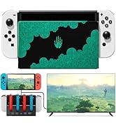 FUNLAB Switch Docking Station for TV Compatible with Nintendo Switch/OLED Charger&Dock, Lumindock...