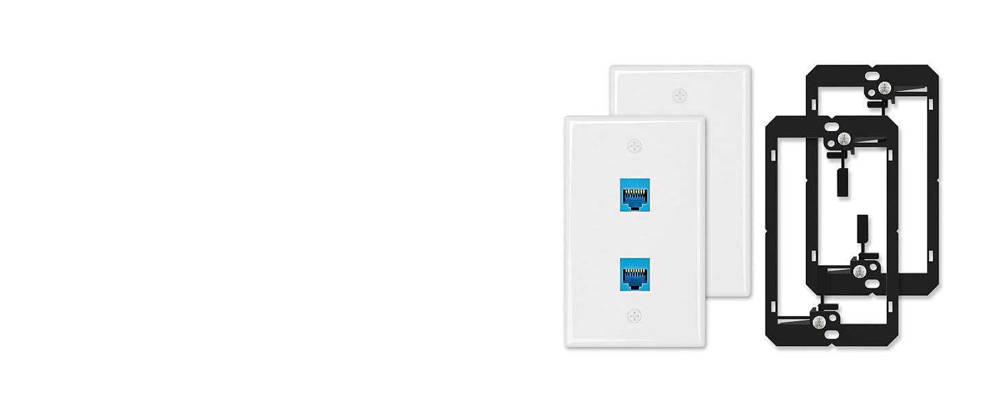 cat6 wall plate and jack cat 6a wall plate cat6a wall plate ethernet jack wall plate ethernet outlet