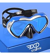 Scuba Diving Mask Panoramic HD Snorkel Goggles, Anti-Fog Swim Mask Adult Youth Dive Mask Swim Gog...