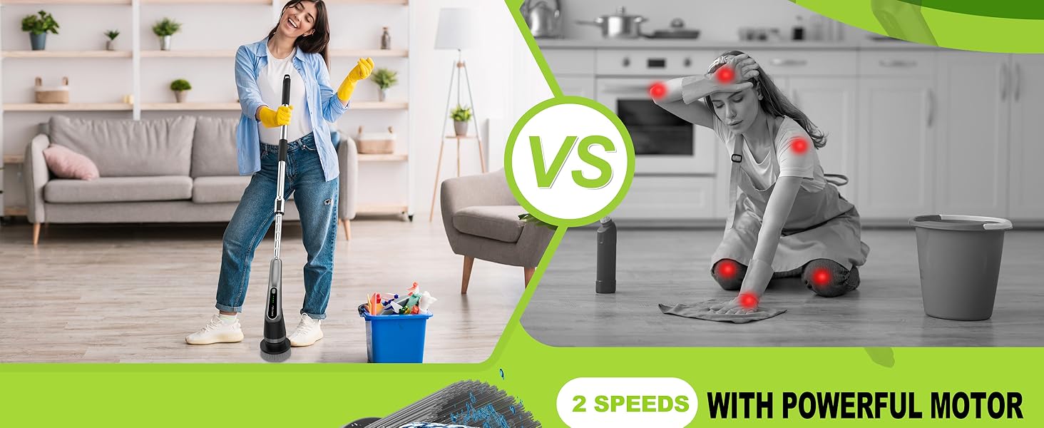 electric spin scrubber