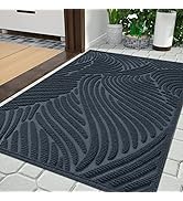 Yimobra Front Door Mat Outdoor Entrance, Heavy Duty 29.5 x 17 Inch Waterproof Patio Guard Doormat...