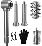 5-in-1 Hair Dryer Styler | Professional Blow Volumizing Brush | 300M Negative Ions Frizz-Free | P...