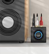 YMOO B06T3 Bluetooth 5.3 Receiver, 100ft RCA Bluetooth Audio Adapter for 3.5mm Jack AUX HiFi Home...