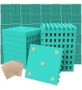 Sound Proof Foam Panels for Walls 2" X 12" X 12" Acoustic Foam Panels High Desnsity Studio Soundp...