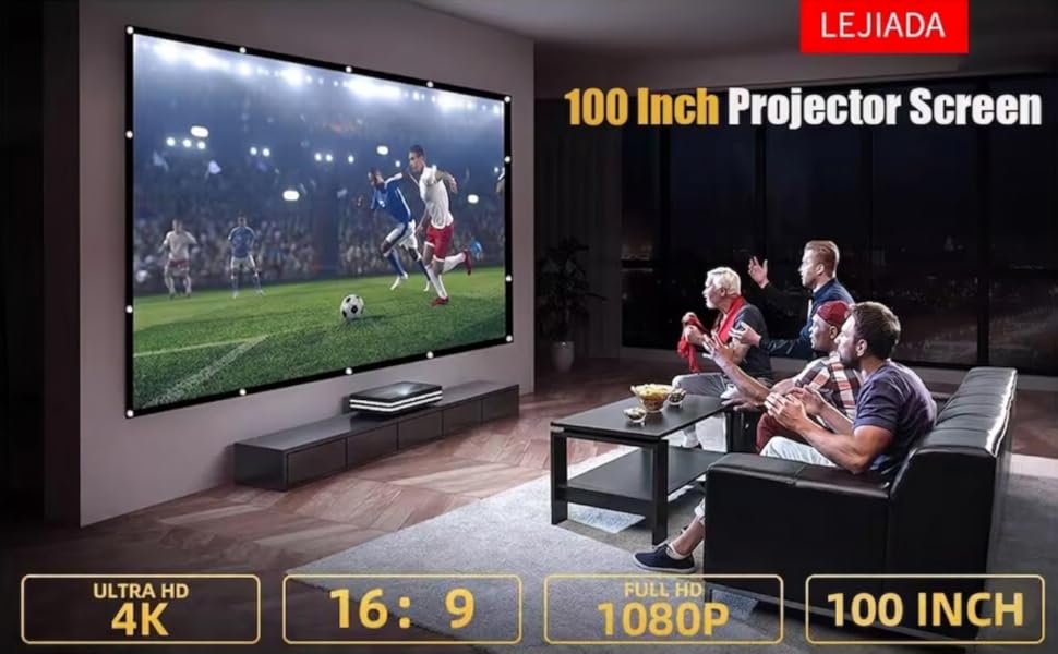 projector screen 100 inch