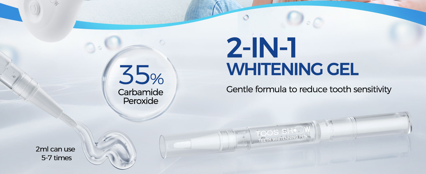 teeth whitening kit strips white sensitive diamond light professional dental