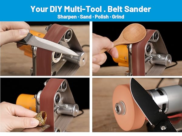 Adjustable Power Polisher DIY Polishing Grinding Tool For Knife Making, Wood Metal Working Handcraft