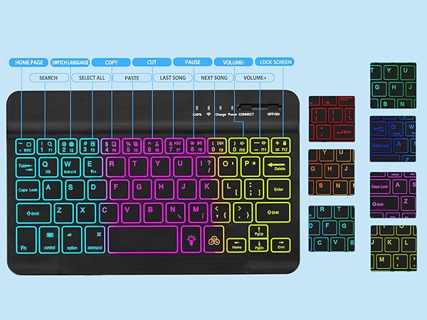 fire HD 8 tablet cover keyboard