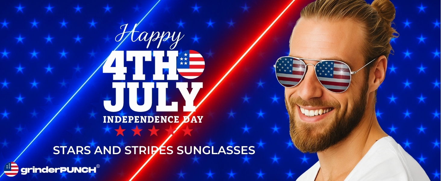  Bulk USA American Flag Aviator Sunglasses