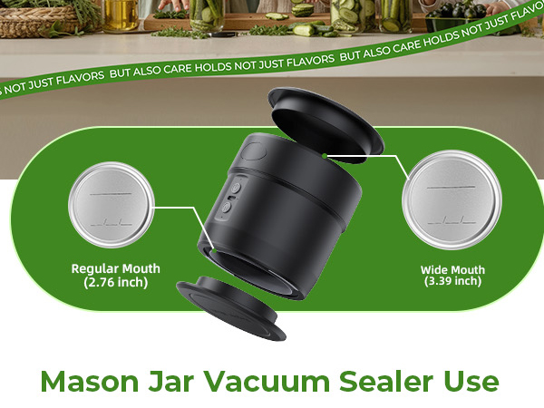 Electric Mason Jar Vacuum Sealer Kit