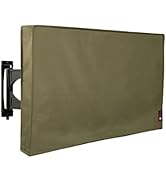 iBirdie Outdoor Waterproof and Weatherproof TV Cover for 52 to 55 inch Outside Flat Screen TV - G...