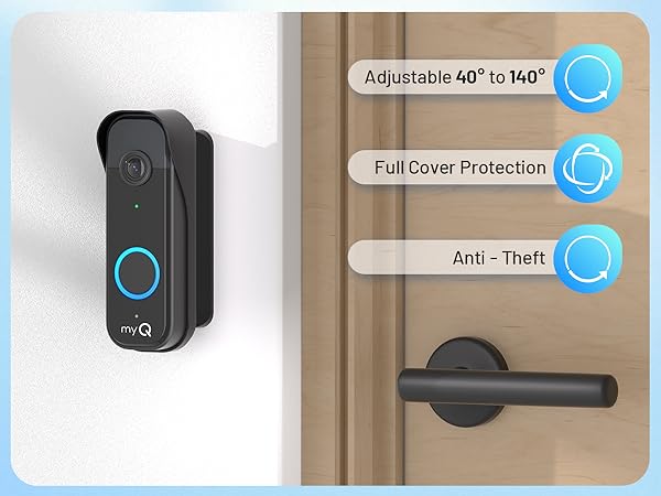 myQ video doorbell mount myQ doorbell camera holder myQ doorbell mount swivel mount myQ door bell