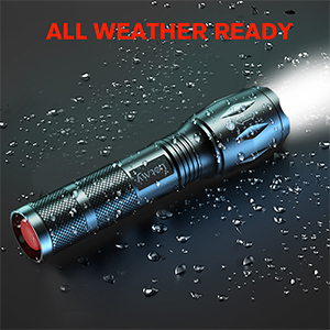 Waterproof flashlights