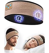 Lullaband Sleep Headphones Bluetooth Headband, Soft Elastic Comfortable Sleep Headband, Headband ...