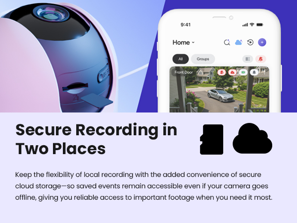 Secure Recording in Two Places