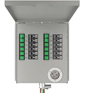 Nature's Generator Transfer Switch12-Circuits 120/240V 30A Non-automatic Power Transfer Kit
