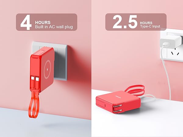 power bank with wall plug