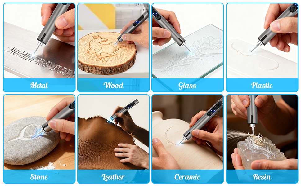 Engraving Pen For Metal, Wood, Glass And Plastic