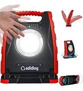 Adiding 4400mAh Rechargeable LED Work Light, Portable Flood Light Underhood Work Light with Senso...