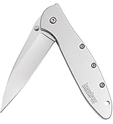 Kershaw Leek Pocket Knife (1660) 3-In. Sandvik 14C28N Blade and Stainless Steel Handle, Best Buy ...