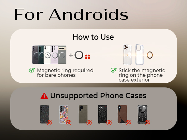 360 adjustable vacuum magnetic phone holder