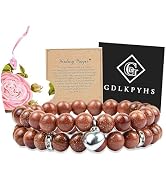 Healing Bracelets for Women - Goldstone Bracelet - Healing Prayers Crystal Bracelet, 8mm Natural ...