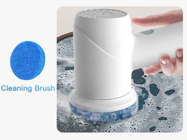 Electric Spin Scrubber - Cordless IPX7 Waterproof Shower Scrubber