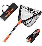 KastKing Pontus Fishing Net, Foldable &amp; Lightweight Landing Net with Built in Length Scale, Stren...