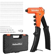 ValueMax 4-in-1 Rivet Gun, Heavy Duty Pop Rivet Gun Kit with 200 Rivets - 3/32", 1/8", 5/32", 3/1...