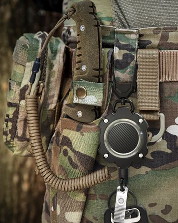Military enthusiasts love to wear LIUGX Retractable Keychain
