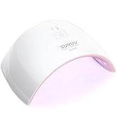 SUNUV UV LED Nail Lamp, UV Light for Nails Dryer for Gel Nail Polish Curing Lamp with Sensor 2 Ti...