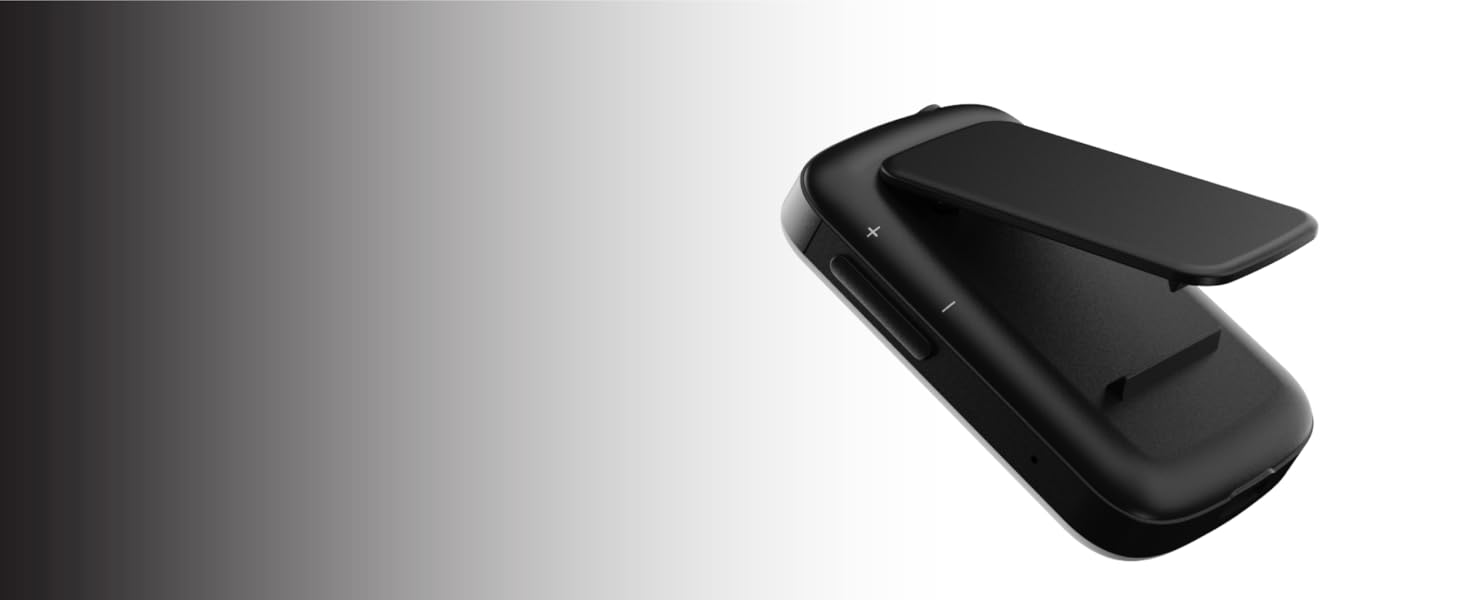 The MP3 Go features a handy sports clip, making it the perfect companion for your outdoor activities