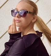 Vintage Retro Polarized Sunglasses with Magic Foldable Case for Women UV Protection Sun Shades