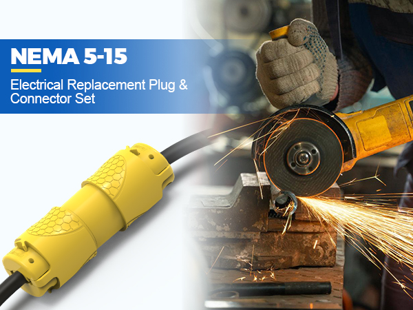 NEMA 5-15 Extension Cord Plug Replacement