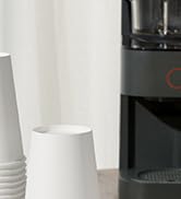 JOLLY CHEF 300 Pack Disposable Paper Coffee Cups 12 oz, Hot Beverage Cups Paper Cups for Water, W...