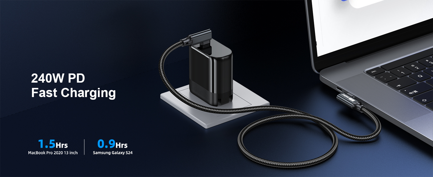 240W USB C to USB C Cable